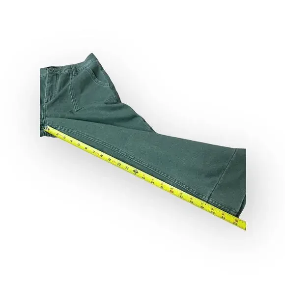 Le Superbe Rhode Wide Leg Cropped Pants in Olive Kush 2 - Picture 6 of 10